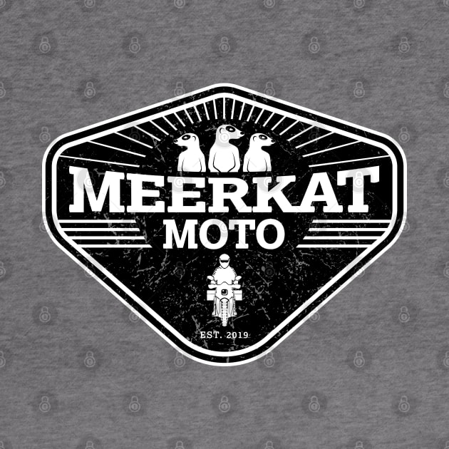 Meerkat Moto with Adventure Motorcycle Rider by sentinelsupplyco